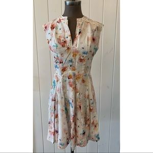 Rebecca Taylor Floral Silk Dress